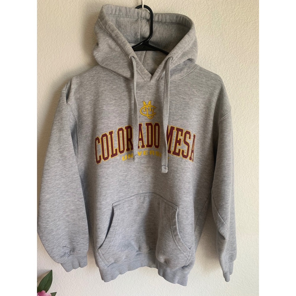 Colorado Mesa University Hoodie Gray CMU Mavericks Sweatshirt 31015 Small